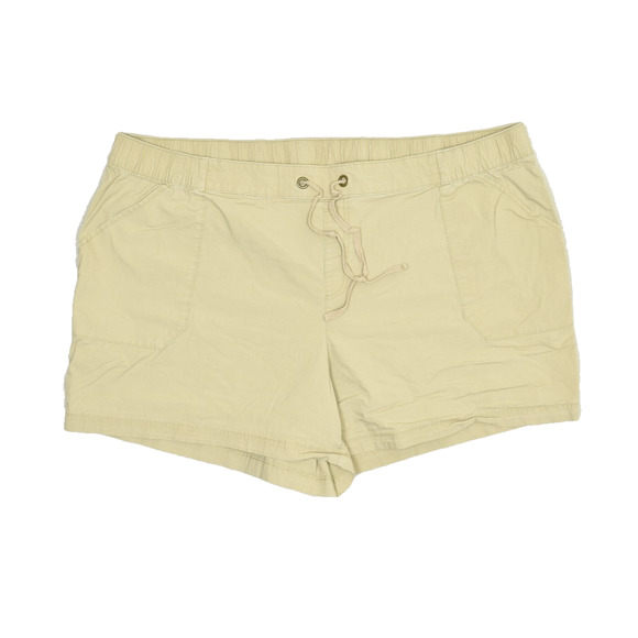 Lane Bryant Women's Plus Size 26 Khaki Pull On Drawstring Shorts - Picture 1 of 8